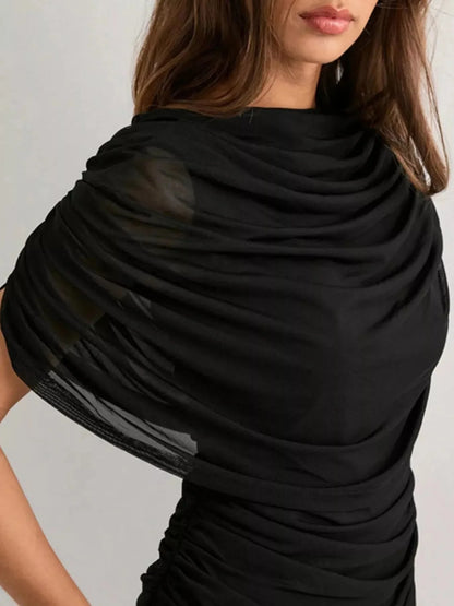 Ruched Short Sleeve Top