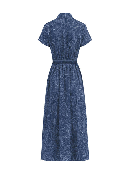 🌟 Timeless Paisley Print Maxi Dress: Effortless Elegance for Every Occasion