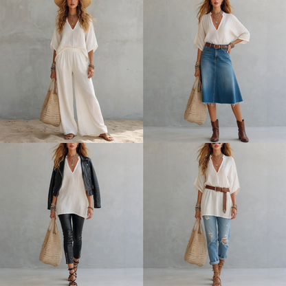 Effortless Boho Tunic Dress – Versatile Summer Essential