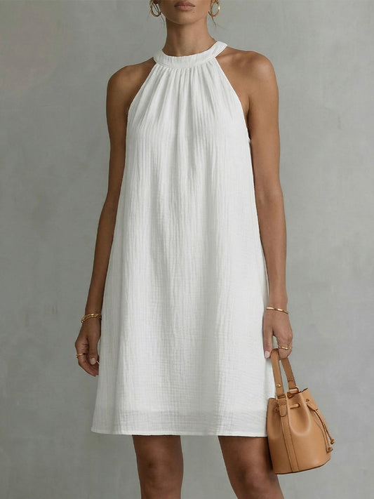 Women's Halter Neck Sleeveless Dress
