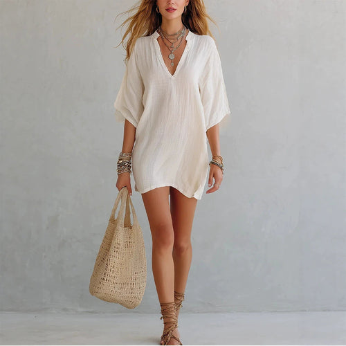 Effortless Boho Tunic Dress – Versatile Summer Essential