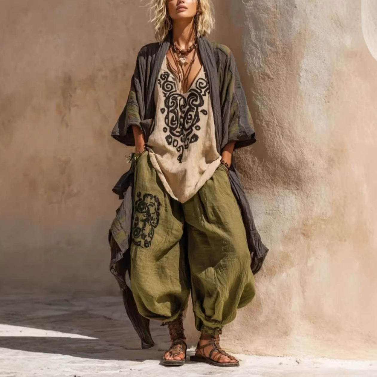 Nomadic Bohemian Art Print Three-Piece Set