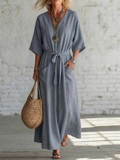 Effortless Linen Maxi Dress: Your Go-To for Timeless, Breezy Style