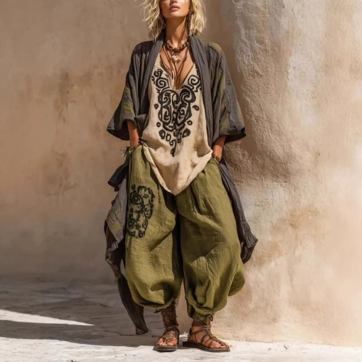 Nomadic Bohemian Art Print Three-Piece Set