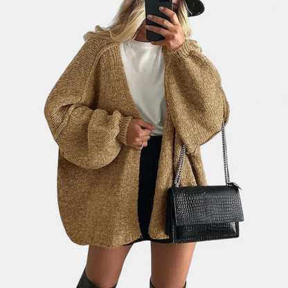 Cozy Relaxed-Fit Knit Cardigan