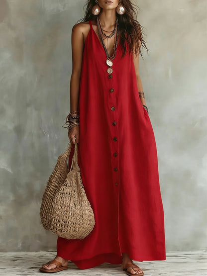 Boho Linen Maxi Dress: Effortless Summer Style