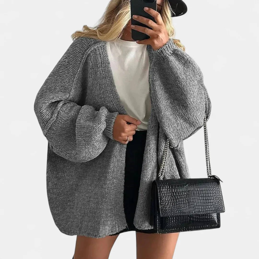 Cozy Relaxed-Fit Knit Cardigan