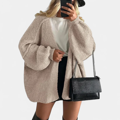 Cozy Relaxed-Fit Knit Cardigan