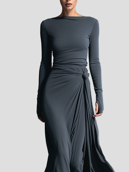 Liora Wrap Maxi Dress