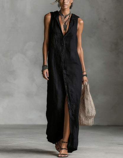 Sleeveless Long Dress Women’s One-piece Dress